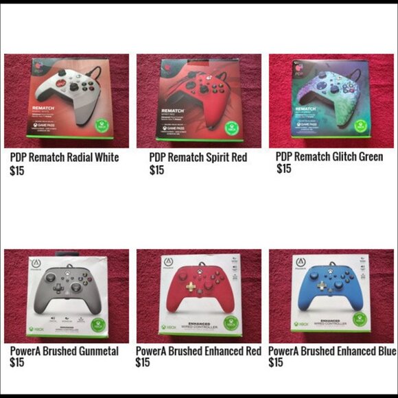 PDP & PowerA Xbox controllers (wired) FOR SALE! - Picture 2 of 2